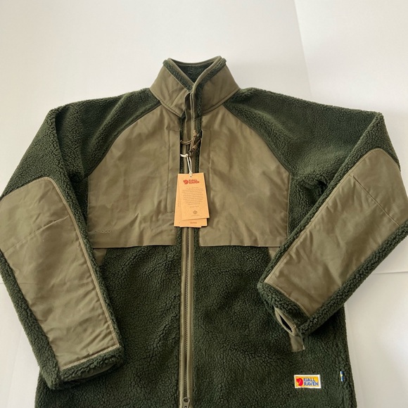 Fjallraven Other - fjallraven Men's Vardag Pile Green Fleece Jacket
